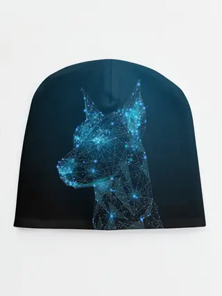 Детская шапка / Доберман