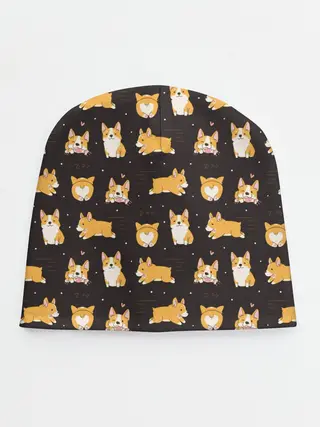 Детская шапка / Корги