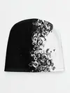 Детская шапка / Черно-белый узор.