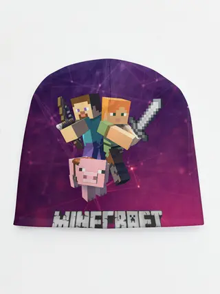 Детская шапка / Minecraft