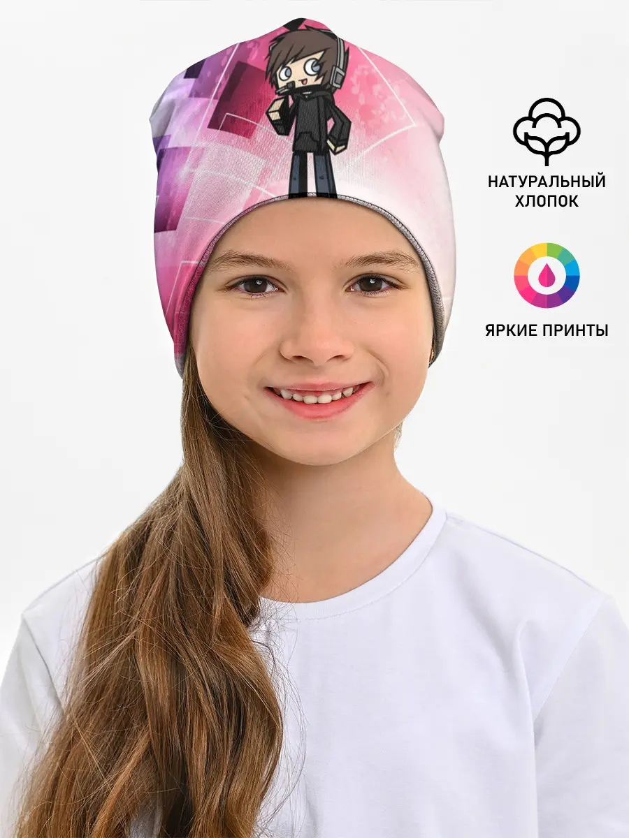 Детская шапка / Майнкрафт