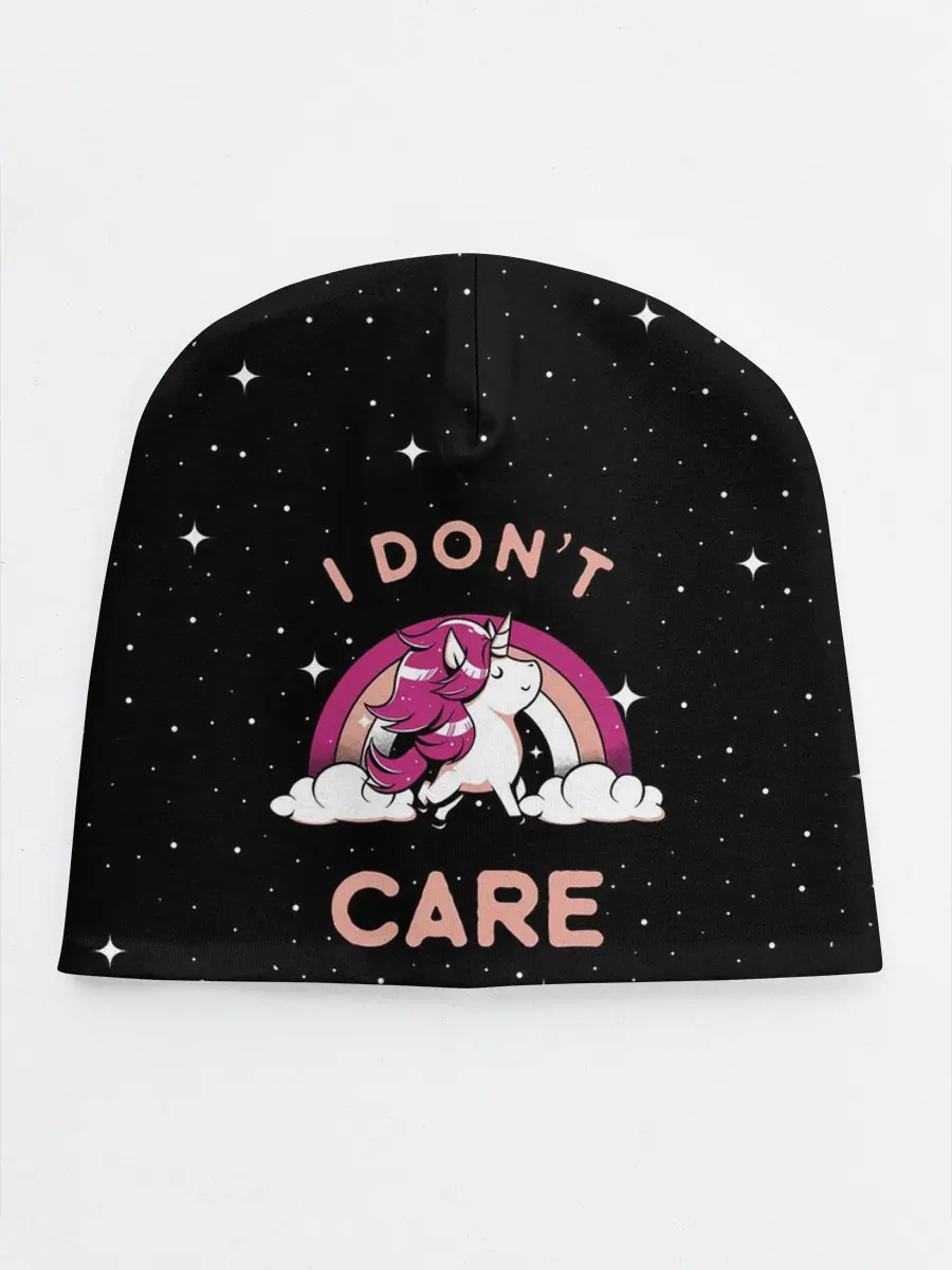 Детская шапка / Unicorn. I Dont Care
