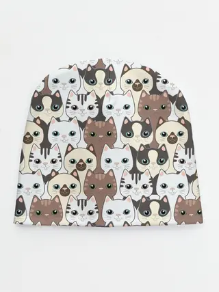 Детская шапка / Котики