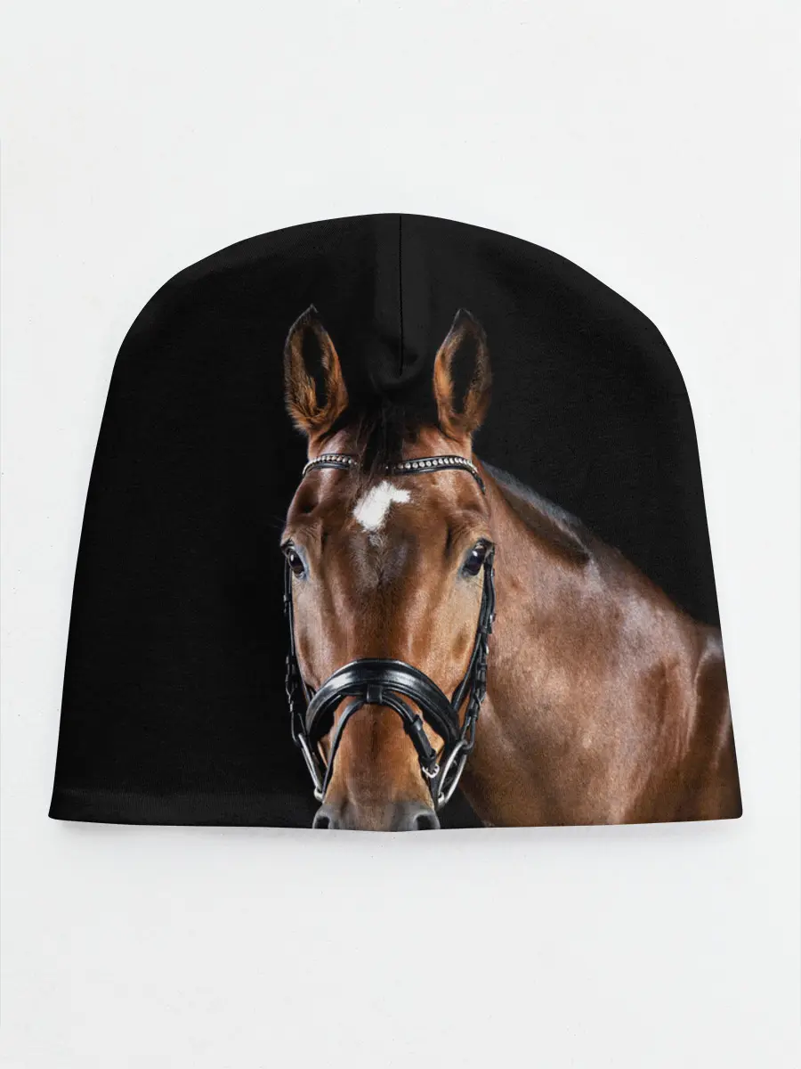 Детская шапка / Гнедая лошадь