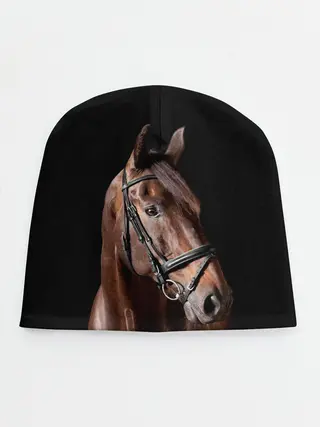 Детская шапка / Гнедая лошадь