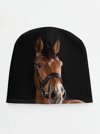 Детская шапка / Гнедая лошадь