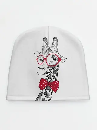 Детская шапка / Жираф
