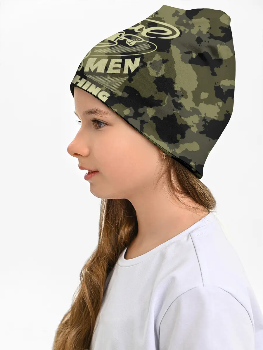 Детская шапка / Real men do fishing