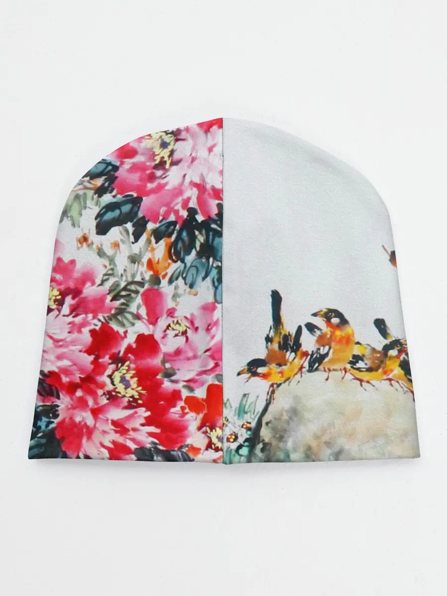 Детская шапка / Японские цветы