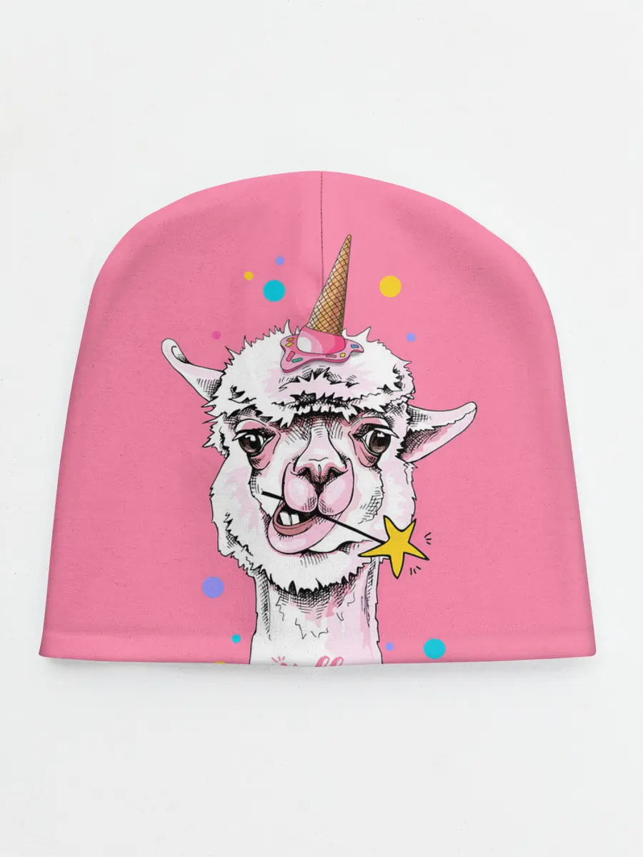 Детская шапка / Hello llamacorn