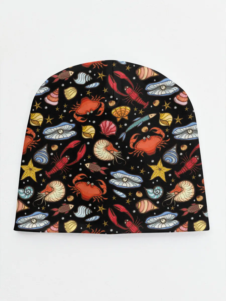 Детская шапка / Морские обитатели
