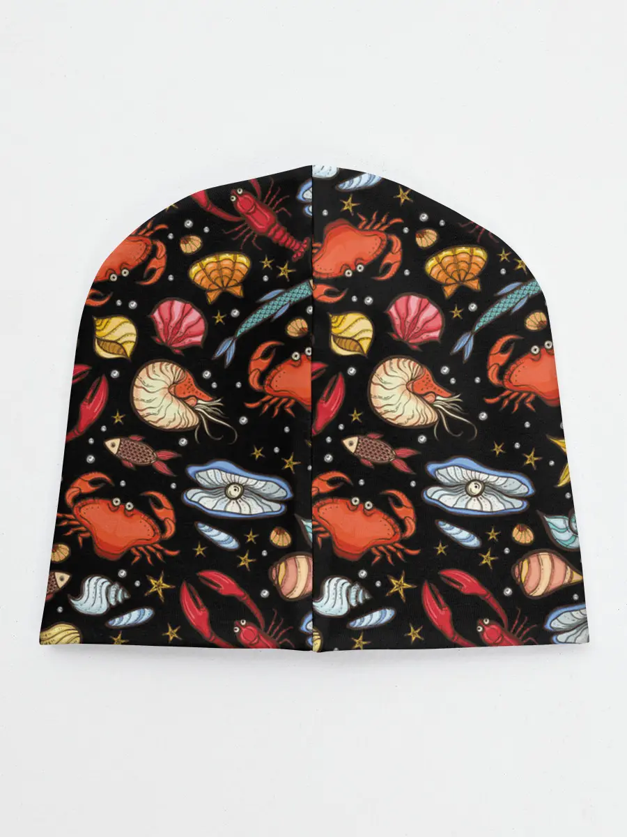 Детская шапка / Морские обитатели