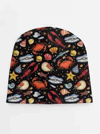 Детская шапка / Морские обитатели