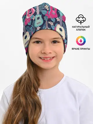 Детская шапка / Укулеле фруктовые