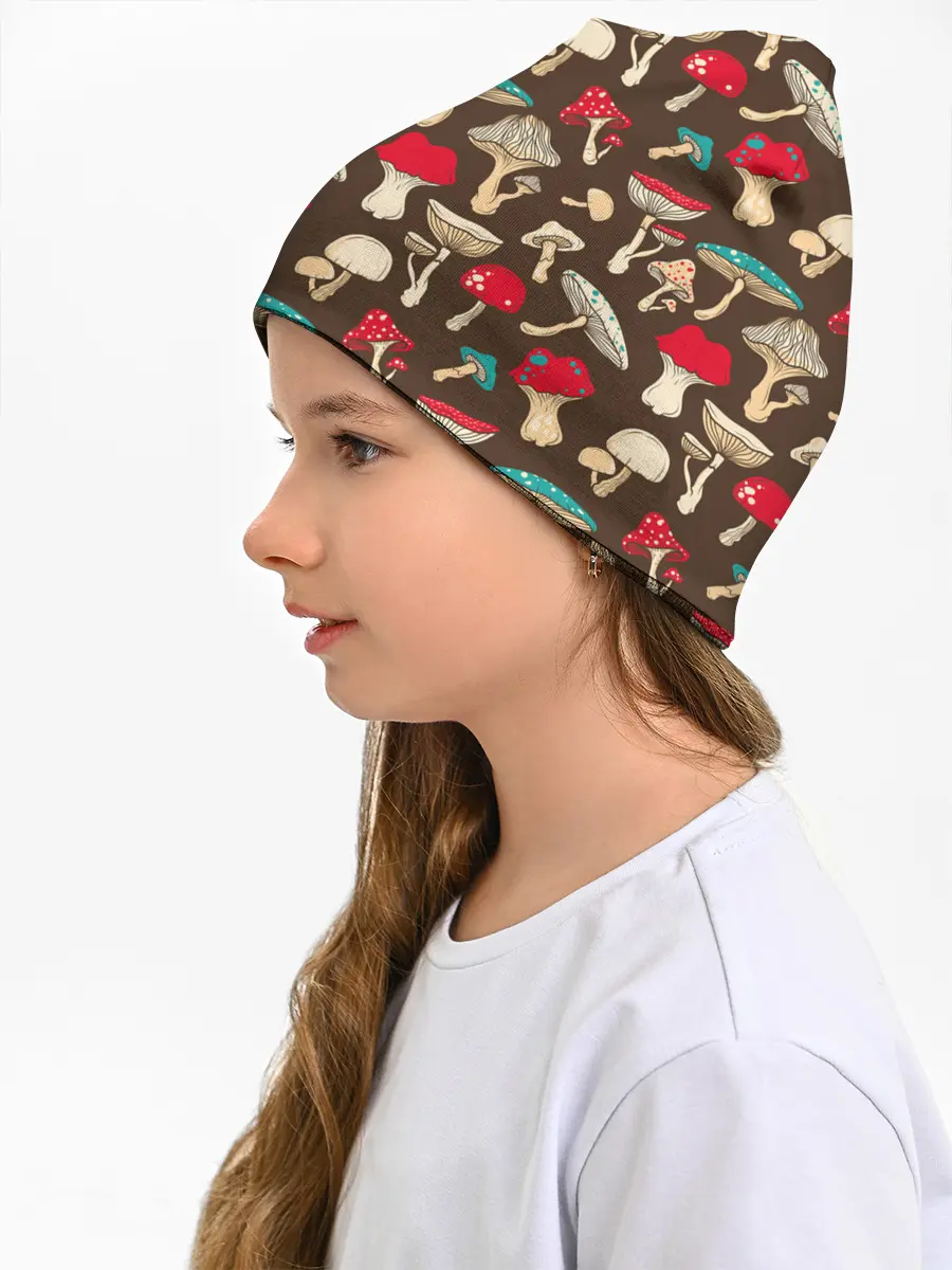 Детская шапка / Грибы