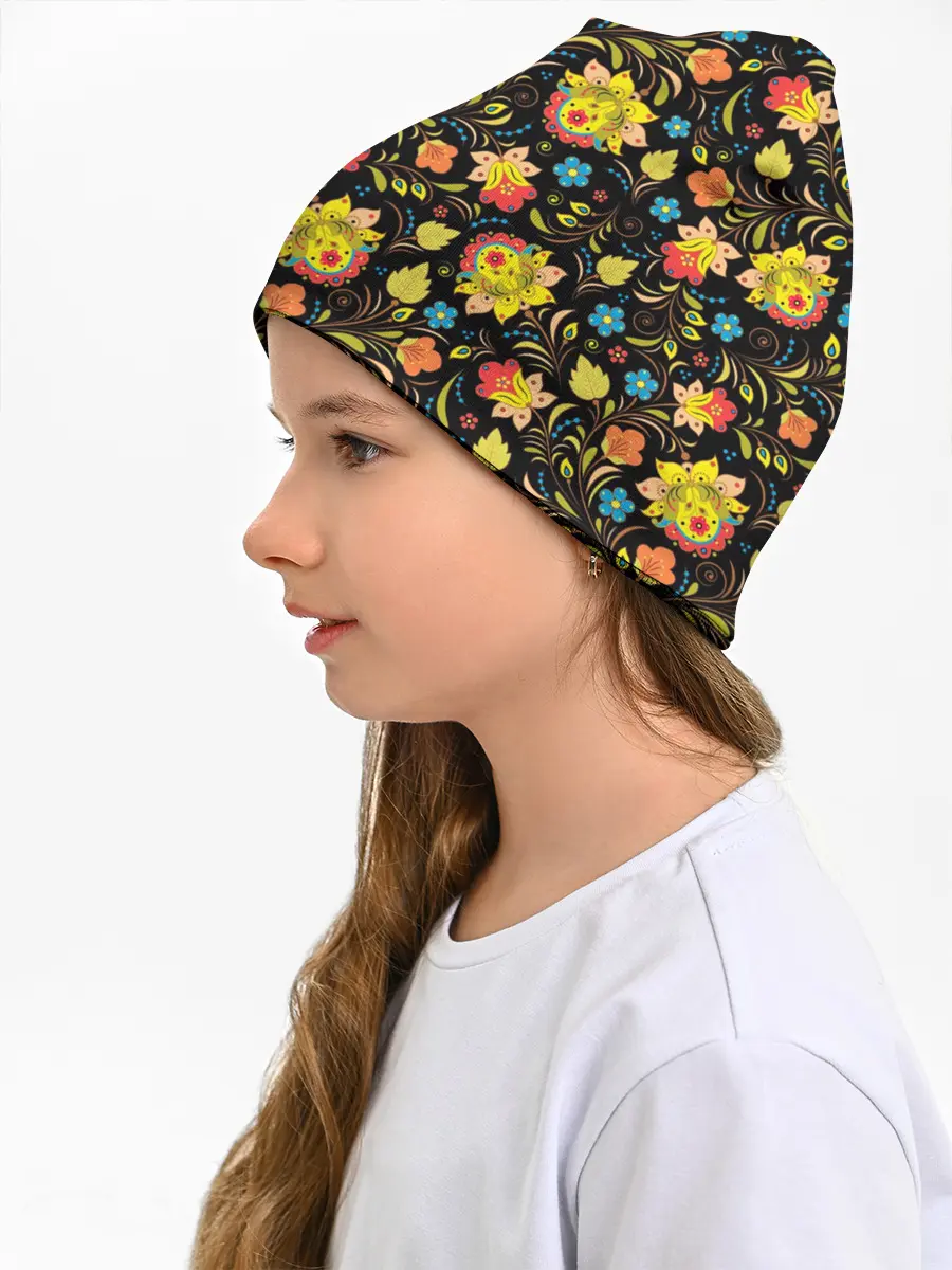 Детская шапка / Хохлома