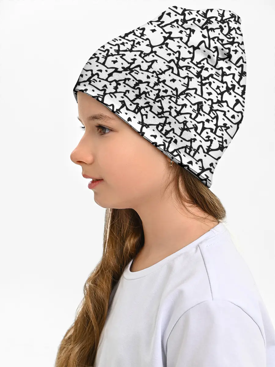 Детская шапка / Котики