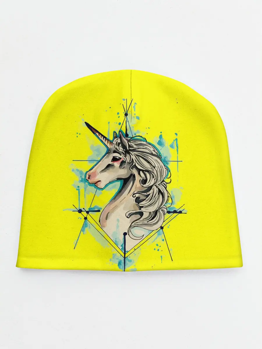 Детская шапка / Единорог Yellow Unicorn