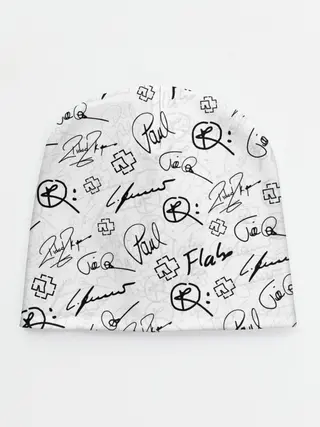 Детская шапка / RAMMSTEIN АВТОГРАФЫ