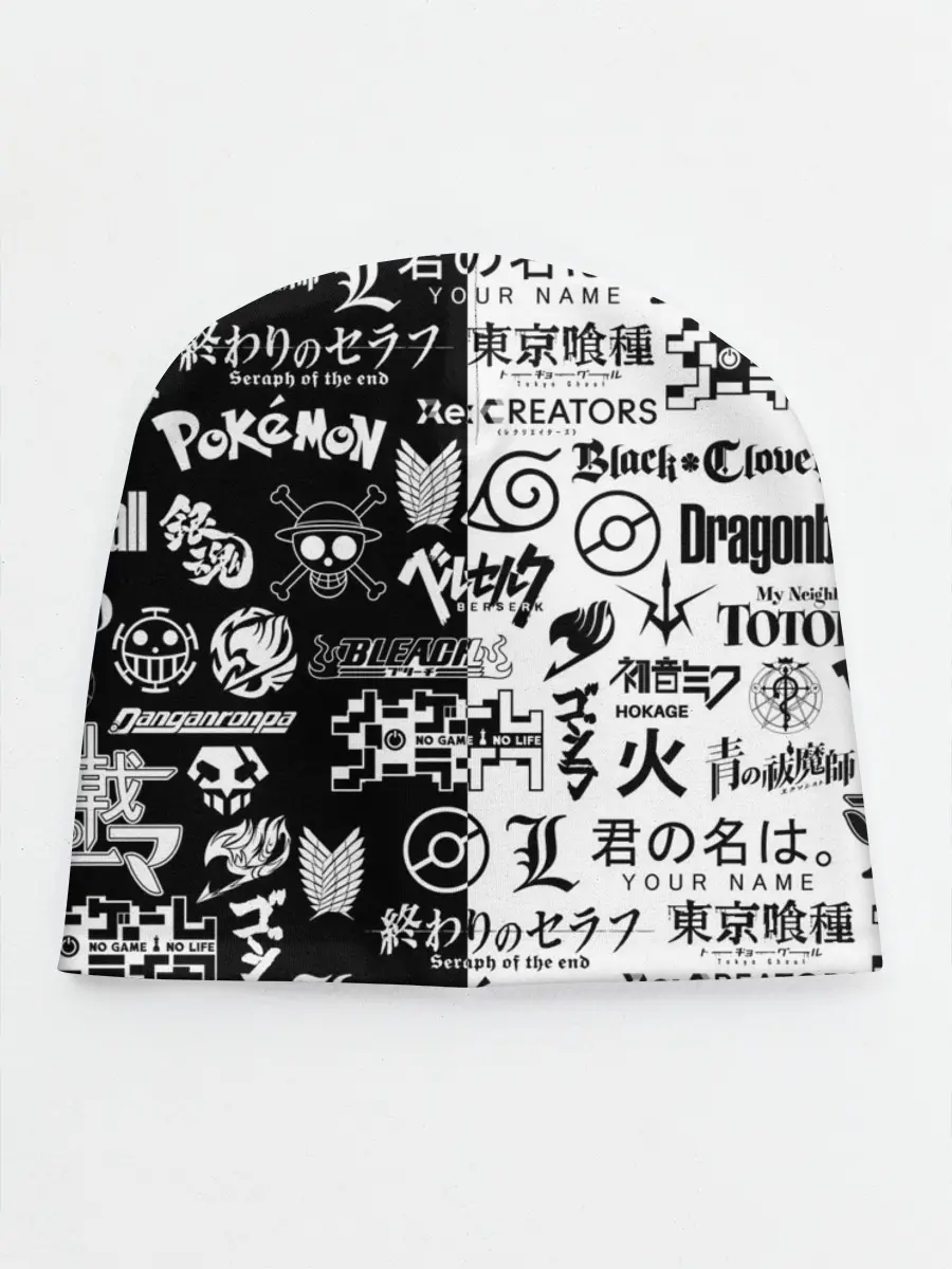 Детская шапка / ЛОГОТИПЫ АНИМЕ / LOGO ANIME