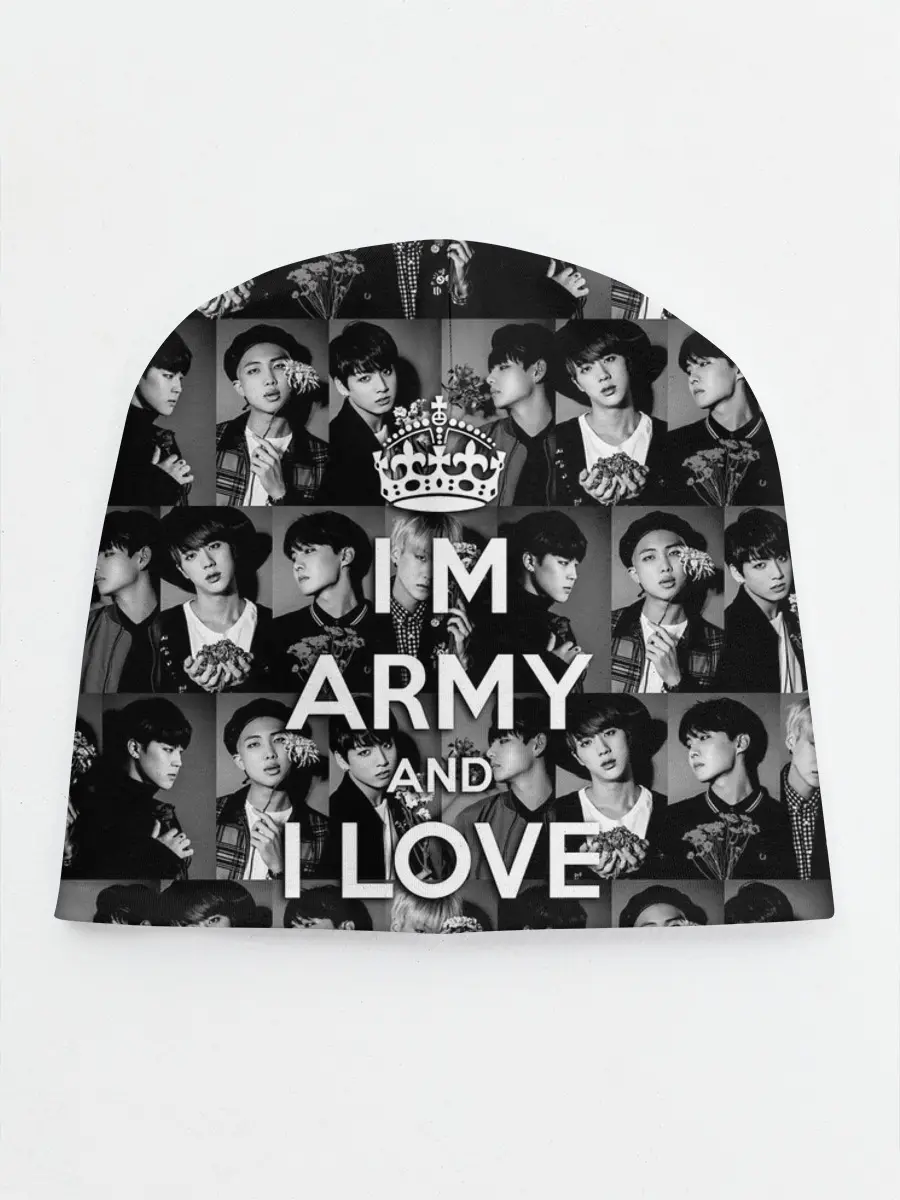 Детская шапка / I am army and I lover BTS