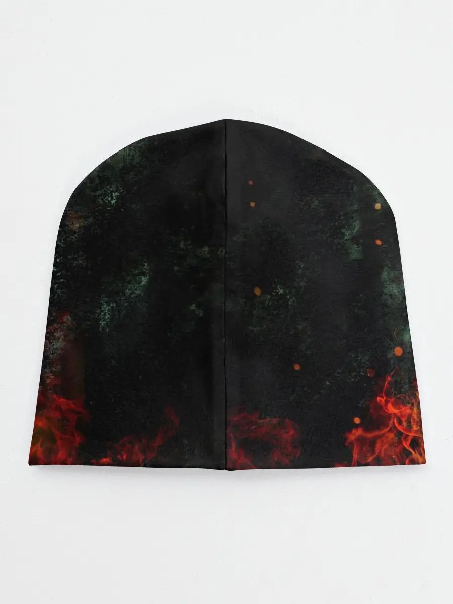 Детская шапка / Олень в горящем лесу Сибири