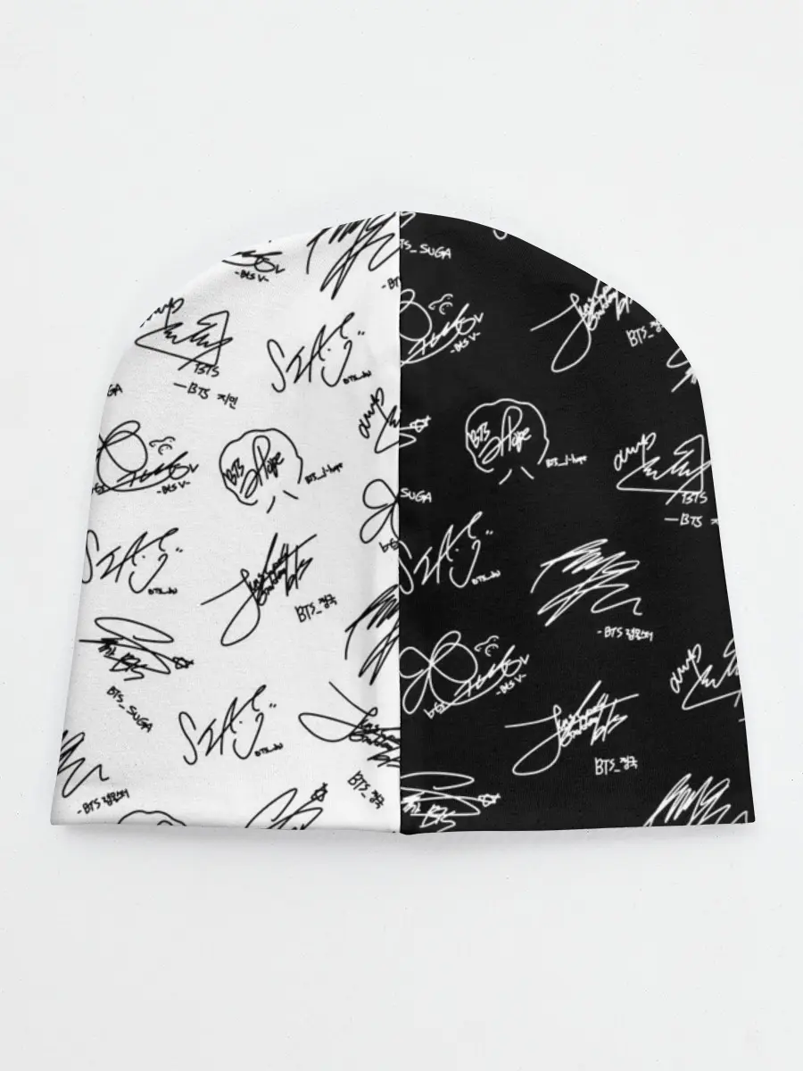 Детская шапка / BTS АВТОГРАФЫ