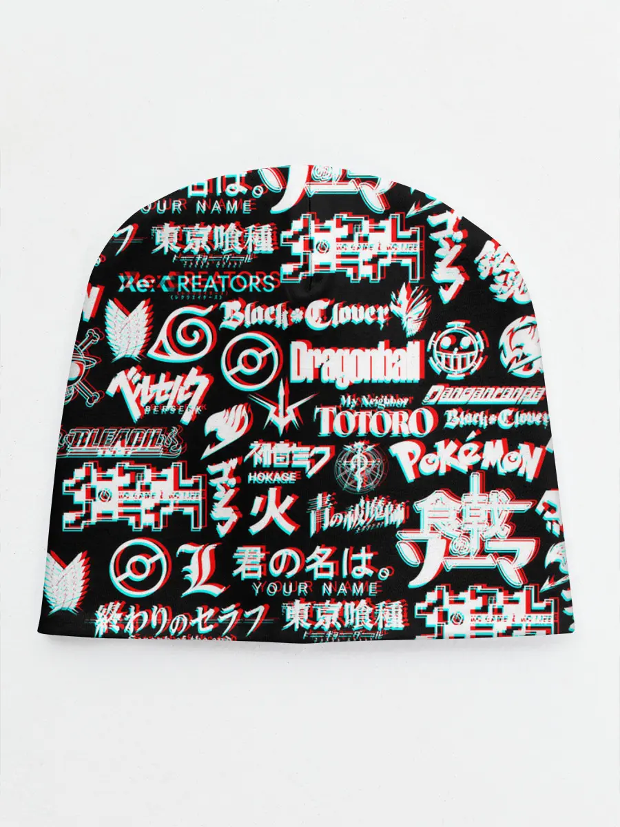 Детская шапка / ЛОГО АНИМЕ ГЛИТЧ