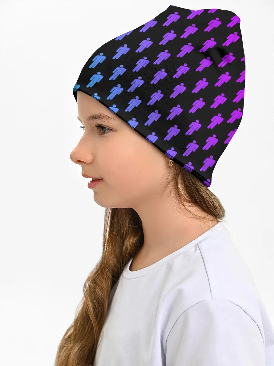 Детская шапка / BILLIE EILISH PATTERN