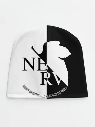 Детская шапка / Nerv black and white