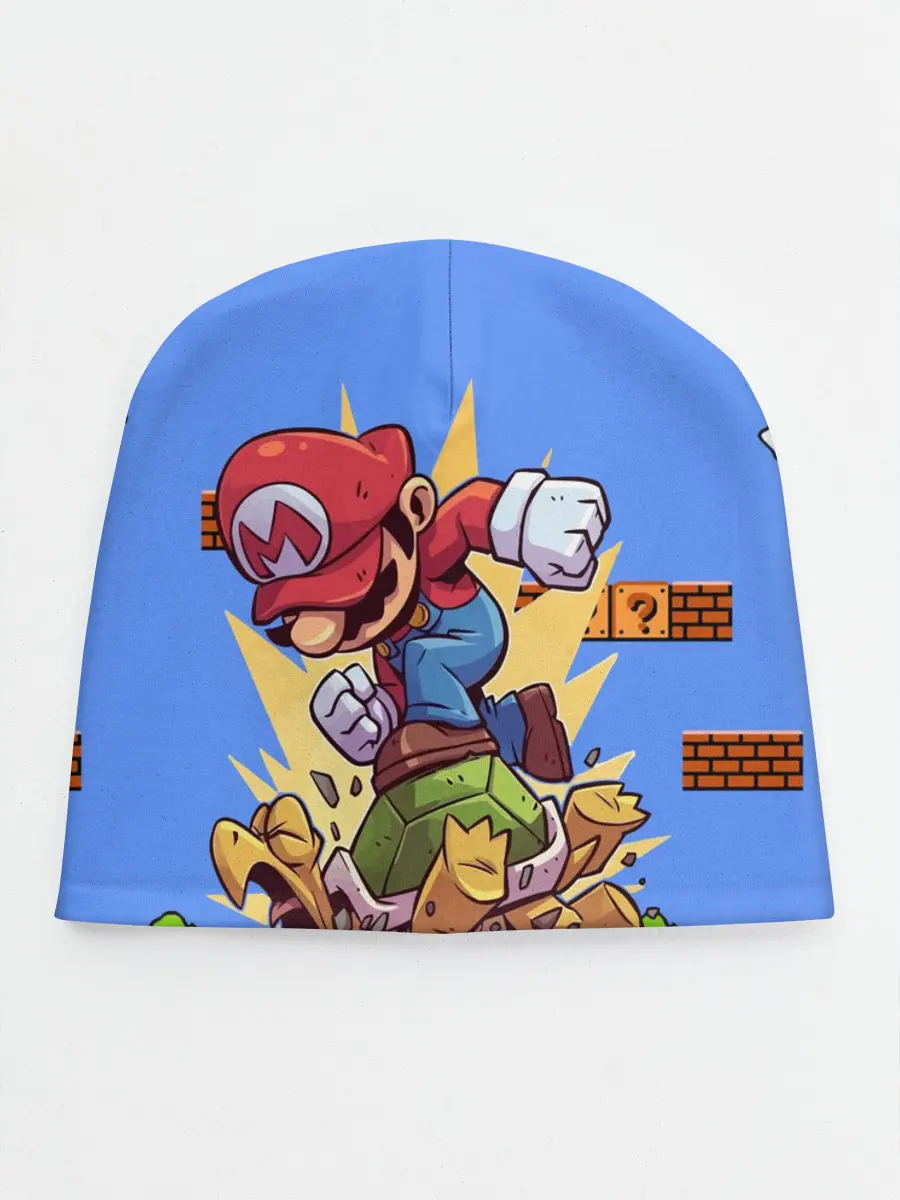 Детская шапка / Марио