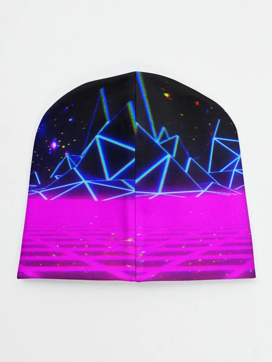 Детская шапка / Ретро Стиль неон