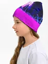 Детская шапка / Ретро Стиль неон