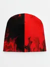 Детская шапка / BLACK RED FIRE