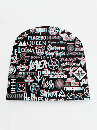 Детская шапка / ЛОГОТИПЫ РОК ГРУПП GLITCH