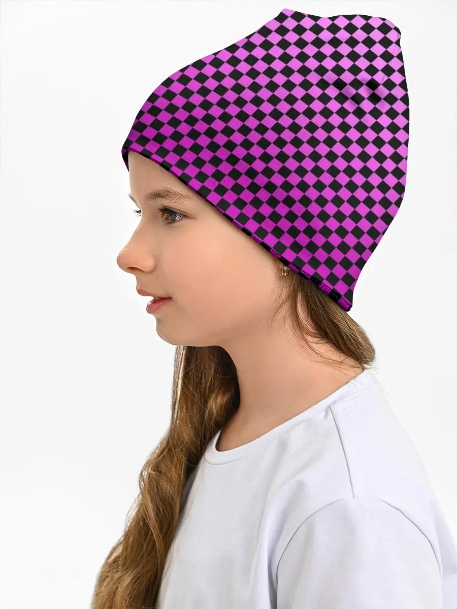 Детская шапка / Checkerboard Color