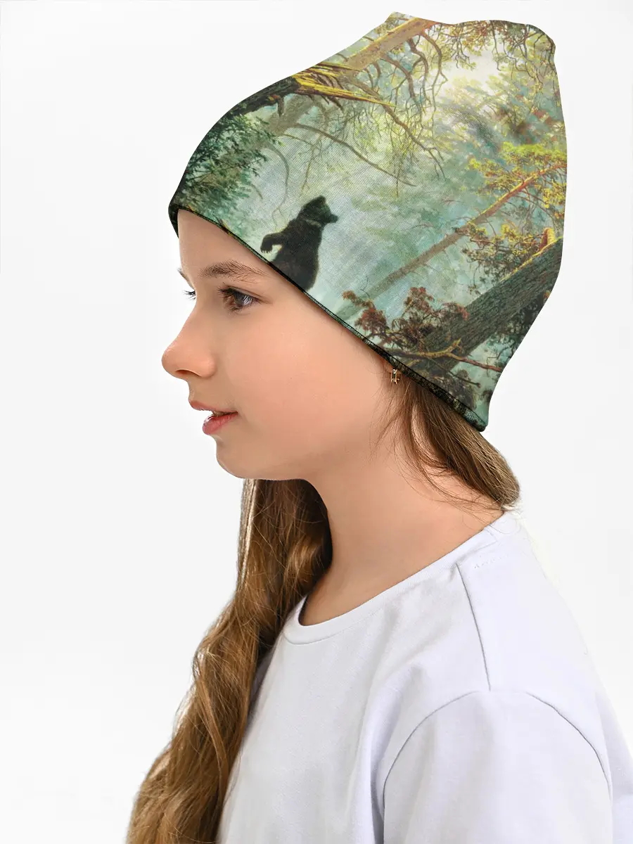 Детская шапка / Утро в сосновом лесу