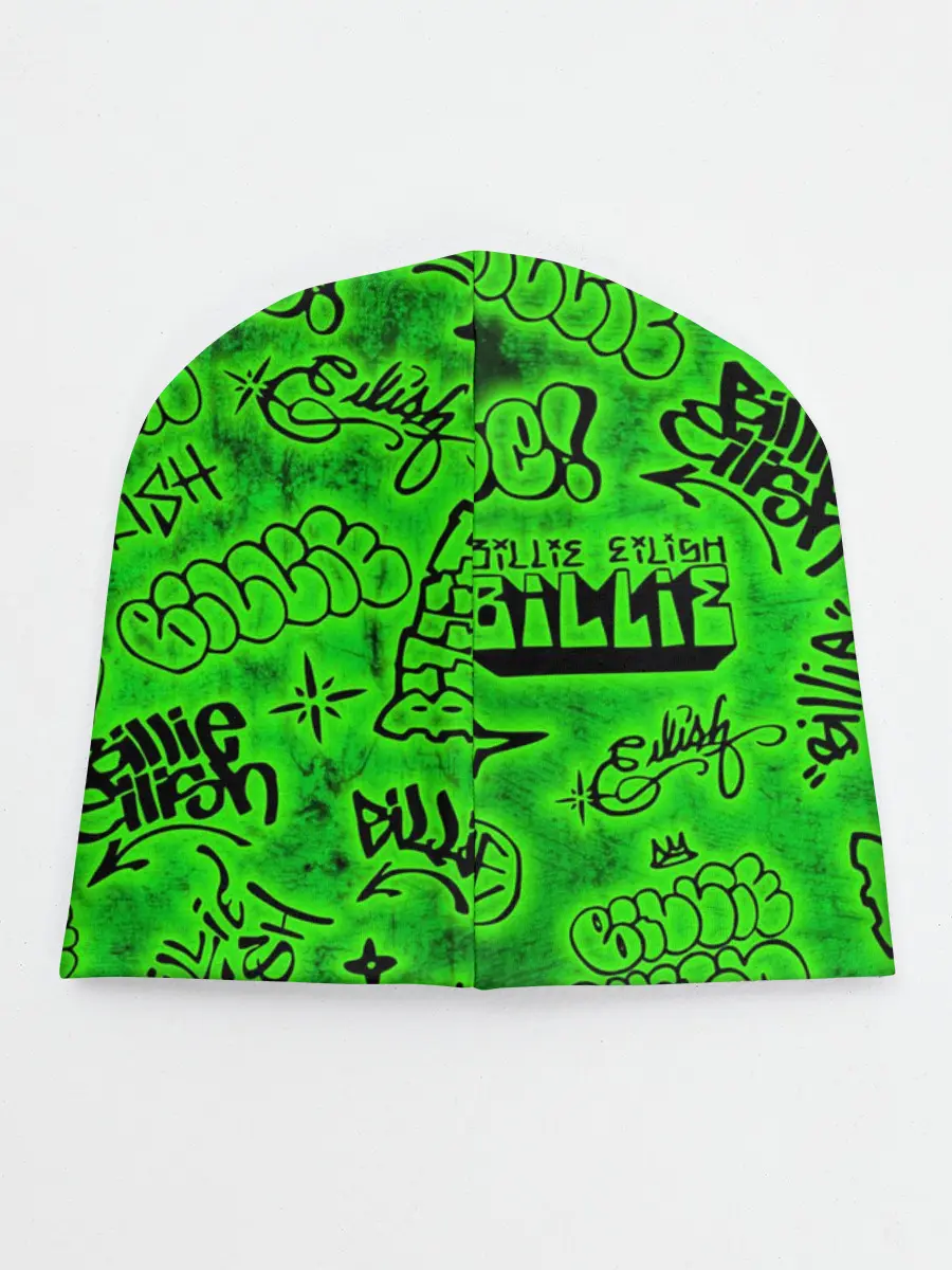 Детская шапка / Billie Eilish Graffiti glow