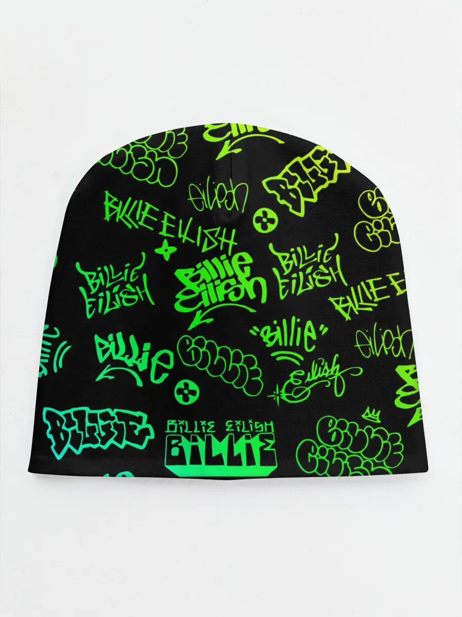 Детская шапка / Billie Eilish Graffiti gradien