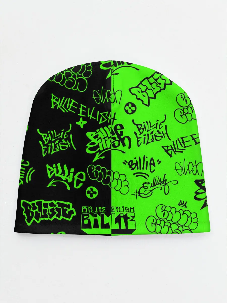 Детская шапка / Billie Eilish Graffiti two col