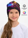 Детская шапка / АБСТРАКЦИЯ НЕОНОВАЯ