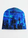 Детская шапка / ГОРОД В НЕОНЕ