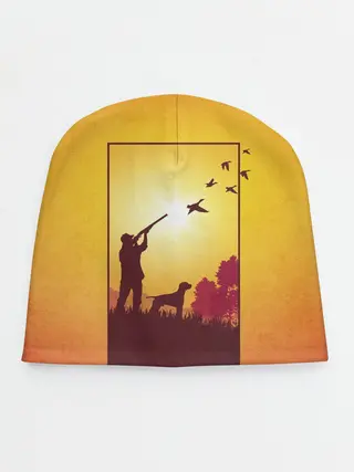 Детская шапка / Охотник с собакой