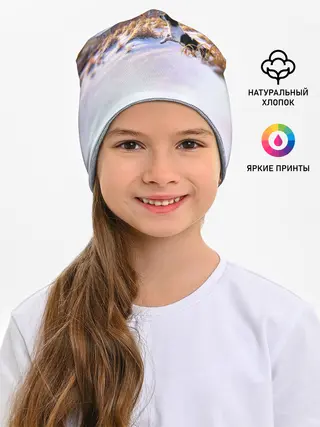 Детская шапка / Собака и фазан