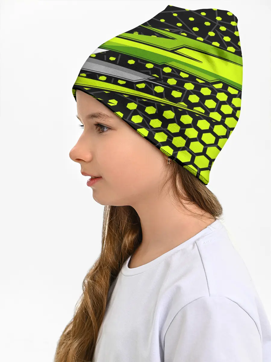 Детская шапка / Black and Green