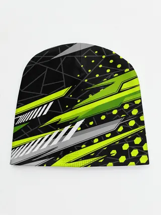 Детская шапка / Black and Green