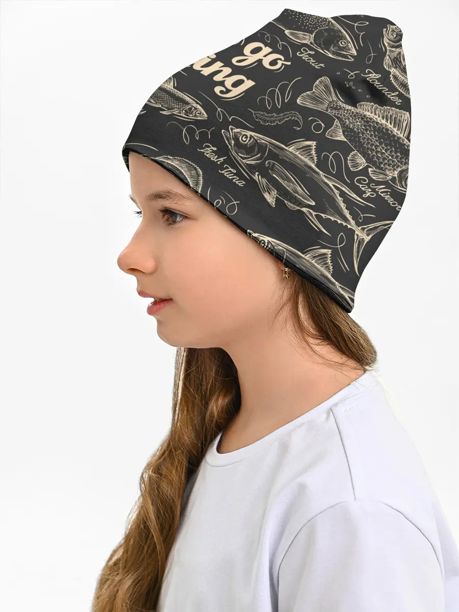 Детская шапка / Lets go fishing