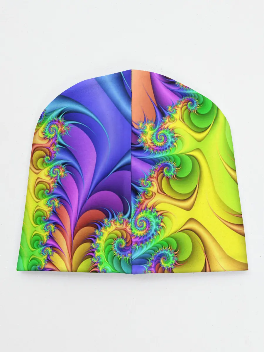 Детская шапка / ФРАКТАЛЬНЫЙ АБСТРАКТ