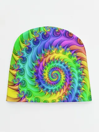 Детская шапка / ФРАКТАЛЬНЫЙ АБСТРАКТ
