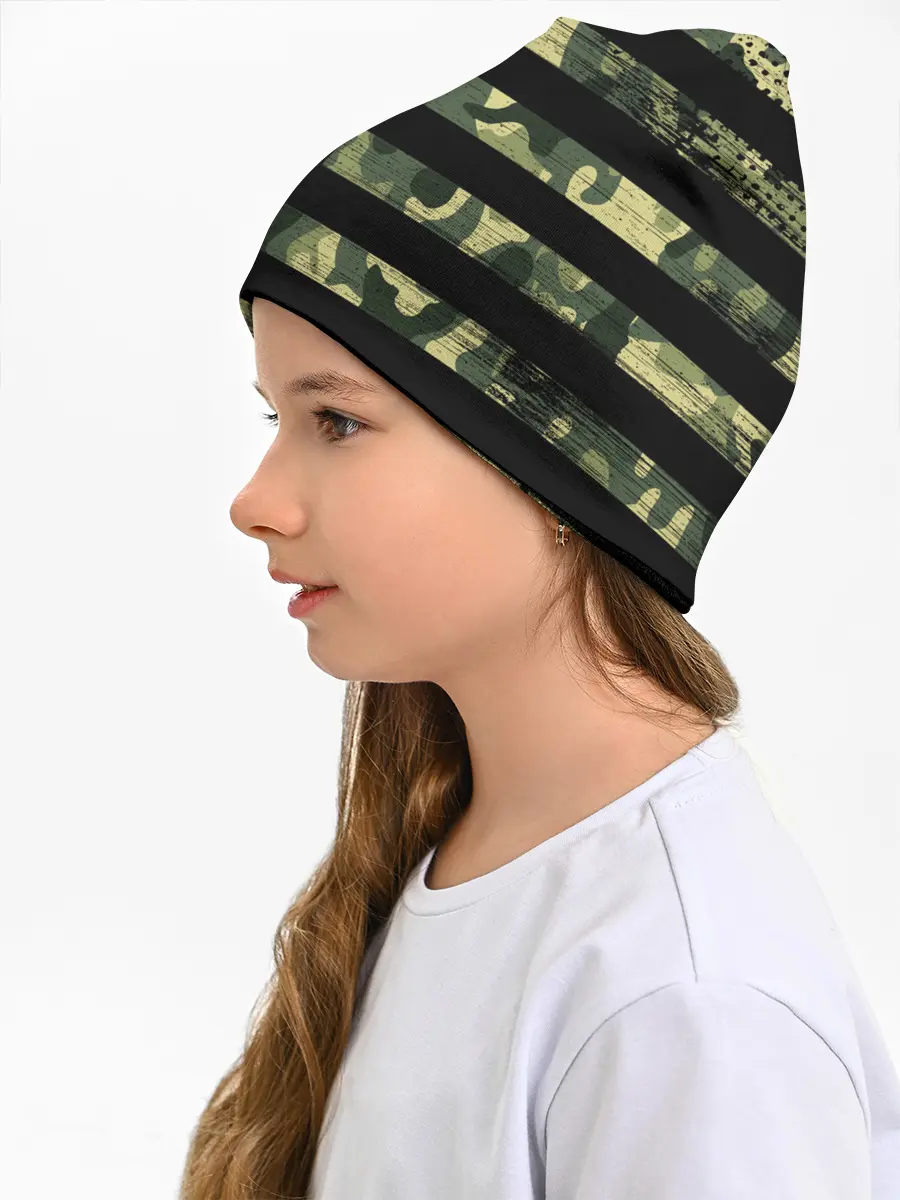 Детская шапка / American Flag Camo
